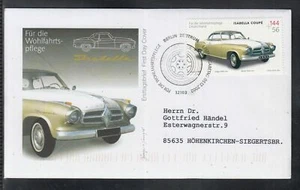 Germany 2002 - Vintage car: Borgward Isabella Coupé of beautiful FDC - Picture 1 of 1