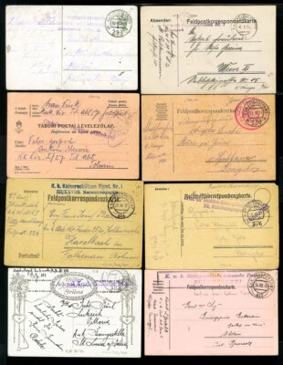 German WWI Field Post Cancel Postcards - Image 1 of 4