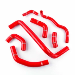 Manguera de refrigerante de radiador de silicona para Honda CBR600RR 2003 2004 roja - Imagen 1 de 12