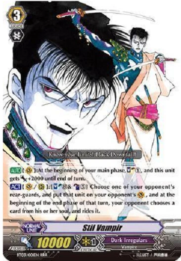 CARDFIGHT VANGUARD STIL VAMPIR (DARK IRREGULARS GRADE 3) BT03/001EN RRR - Image 1 of 3