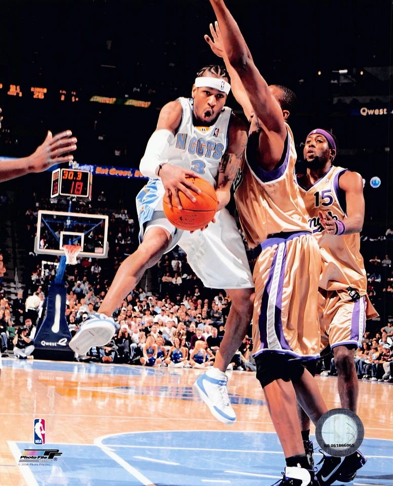 Foto de Allen Iverson Denver Nuggets 8x10 (deportes coleccionables) #102 Foto 1 de 1