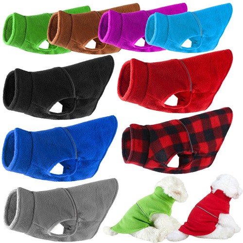 VETEMENTS Abbigliamento per cani maglione caldo in pile giacca per cani cappotto cucciolo felpa con cappuccio us 