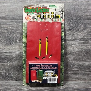 Guide Lights Luminarias 6 feuerhemmende Beutel mit Kerzen Leuchten Vintage 1995 - Bild 1 von 16