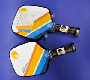 Paar GAMMA Micron 5.0 Polypropylen Kern Pickleball Paddel High Tech Griff Neu - Bild 1 von 8