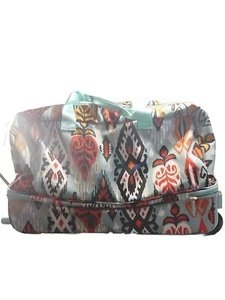 VERA BRADLEY Lighten up Wheeled Carry On PUEBLO Pattern NWT - Picture 1 of 13