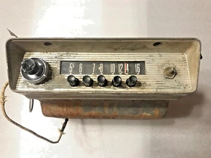 1953 Ford AM Radio Original Used Part# 3BF 252614 FoMoCo Customline Mainline - Picture 1 of 10