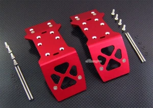 Placa deslizante delantera + trasera de aleación para HPI Mini Savage XS Flux - Imagen 1 de 1