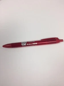 Custom Printed Red Wide Body Click Pens w. Silver Text Perfect for Your Business - Picture 1 of 4