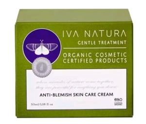 Iva Natura Organic Anti Blemish Skin Care Cream with Blueberry Extracts 1.68 266 - Picture 1 of 5