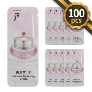 The history of Whoo Intensive Hydrating Cream 1ml x 100pcs Soo yeon Jin Cream - Picture 1 of 1