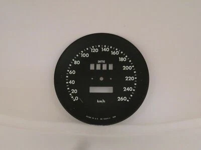 Placa frontal de esfera de velocímetro 260KMH marca Smiths se adapta a Jaguar XJS SN5364/11 Foto 1 de 3
