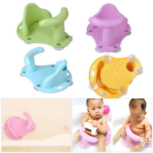 Antislip Safety 1st Baby Bath Seat Ergonomic Baby Bathing Chair Support 4 Color