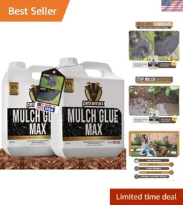 Pet-Safe Mulch Glue: Durable Crystal Clear Resin for Outdoor Landscaping - 64oz - Picture 1 of 9