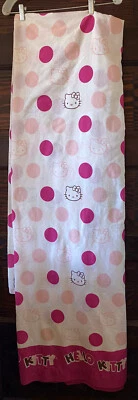 Sábana plana doble Sanrio HELLO KITTY 64x94 con lunares rosas 2009 Foto 1 de 4