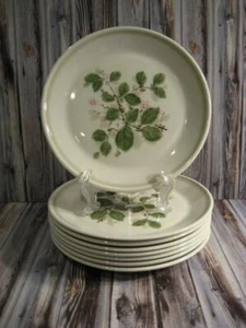 ROYAL ALBERT COUNTRY GARDEN ROSE ARBOUR SALAD PLATES - 8 - ENGLAND - Picture 1 of 1