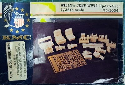 Kmc 35-1004 1/35 Willy' s Jeep WW II update set (x kit Italeri) - Immagine 1 di 2