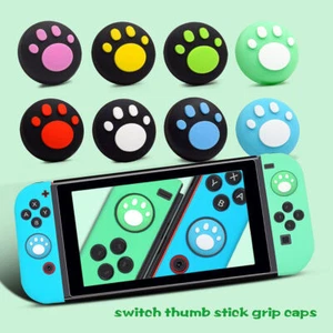 4X Silicone Cap New Cat Paw Pattern Analog Joystick Thumb Cover For NS NX Switch - Picture 1 of 11