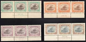 Papua Lakatoi Imprint Strip, (4 Imprint strips) - Picture 1 of 1