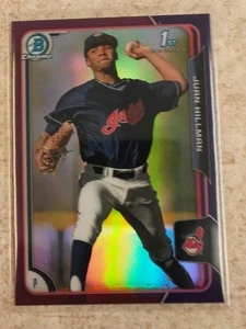 Bowman Chrome Juan Hillman 2015 refractor púrpura 095/250 - Imagen 1 de 1