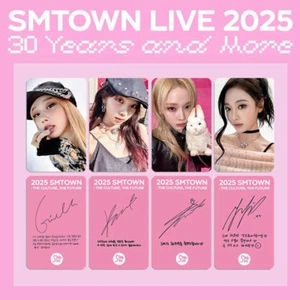 4pcs/set AESPA 2025 SMTOWN : THE CULTURE,THE FUTURE Card Self Made HD Photocards - Picture 1 of 6