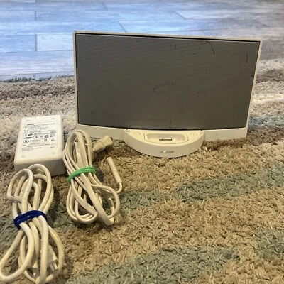 Sistema de música digital Bose SoundDock altavoz iPod blanco 30 pines probado funciona Foto 1 de 4