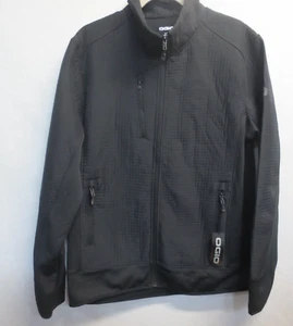 OGIO MEN'S ZIP UP  WAFFLE TEXTURED JACKET - BLACK - LARGE - Picture 1 of 5