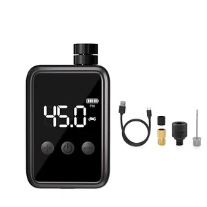 Bike Pump Portable Air Compressor, 130 PSI Mini Bike Tire Pump with Gauge. - Picture 1 of 21