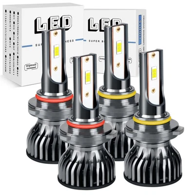 For Dodge Avenger 2008-2014 LED Headlight KIT High Low Beam Lights 3000LM - Image 1 of 4