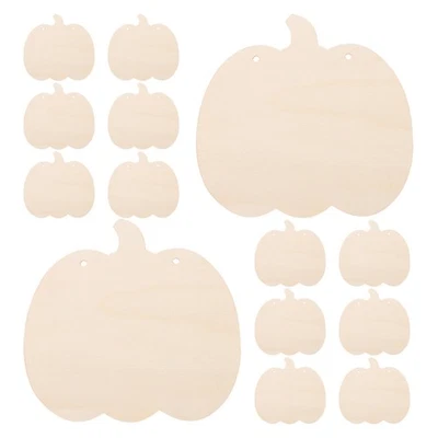  20 pezzi di ritagli di zucca in legno: ritagli di zucca in legno, ornamenti - Image 1 of 4