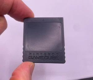 Nintendo Gamecube Memory Card 251 Blocchi Originale Nera Dol-014 Buone Condizion - Picture 1 of 5