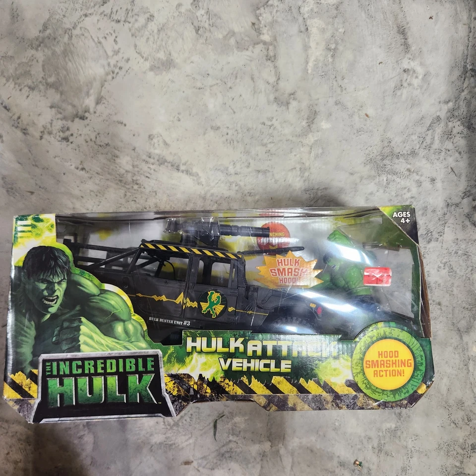 Hasbro Marvel The Incredible Hulk Attack Vehicle 2008 nuevo sellado Hsh Foto 1 de 4