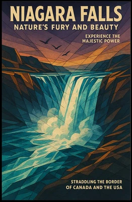 Niagara Falls Natures Fury and Beauty Poster - Image 1 of 4