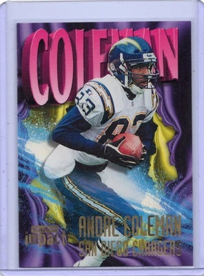 1997 Skybox Impact - Andre Coleman #18 San Diego Chargers - Image 1 of 2