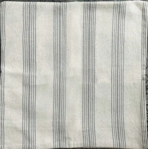 QUINCE Neutral w/ Beige (Gray) Stripes Pillow Cover 20x20" NIB - Picture 1 of 4