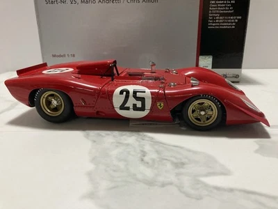 1:18 CMC, 1969 Ferrari 312P Spyder #98 "Sebring, Mario Andretti" M-095, see memo - Image 1 of 4