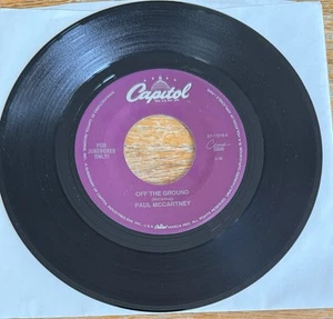 Paul McCartney Off The Ground Capitol/Cema 45rpm Black Vinyl Beatles (1993) NM! - Picture 1 of 4