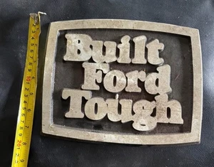 Ford Built Tough 7”x10” Custom Metal Sign - Picture 1 of 4