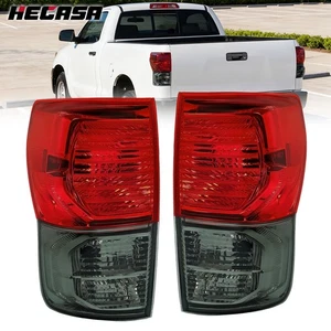 For Toyota Tundra 2007-2013 Red Smoke Pair Tail Light Assembly Brake Lamps LH+RH - Picture 1 of 24