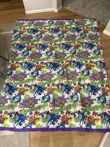 Goosebumps Twin Full Size Blanket Slappy Mummy Curly Cuddles Vintage - Picture 1 of 5