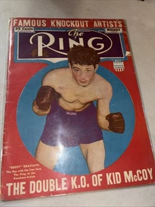 Dicembre 1945 The Ring Boxing Magazine - Copertina Rocky Graziano - Foto 1 di 2