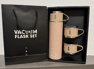 Hello Kitty Thermos - 17oz -Gift Box - 4pc Set - Insulated Steel - Image 1 of 4