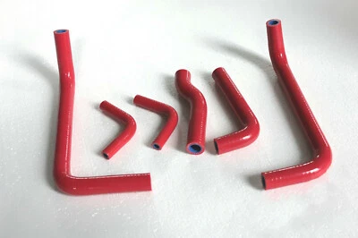 For GAS GAS EC 125/ EC 200/ EC 250/ EC 300 2007-2015 Silicone Radiator Hose RED - Image 1 of 4