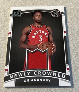 2017-18 Panini Donruss recién coronado radiocontrol #nc-oa og Anunoby Raptors - Imagen 1 de 2