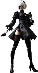 NEW NieR Automata PLAY ARTS Kai YoRHa B Type No.2 2B PVC Action Figure Japan - Picture 1 of 7