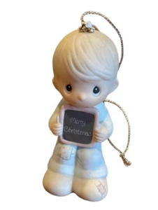 VTG Precious Memories Ornament Love Is Patient 1983 Hand Painted Porcelain Boxed - Picture 1 of 13