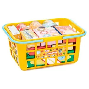 Casdon Shopping Basket With Food Supermarket Shop Pretend Play Toy Gift Aged 2+ - Picture 1 of 11