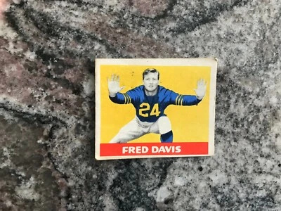 1948 Leaf Football #27 Fred Davis Card in good condition - Image 1 of 2