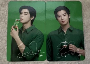 ASTRO CHA EUN WOO Random Photo Card MILO Set of 2 Thailand - Picture 1 of 2