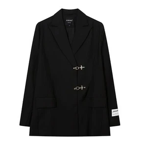 Nightcity Oversized Buckled Blazer with Silver Accents Size - XL - Picture 1 of 10