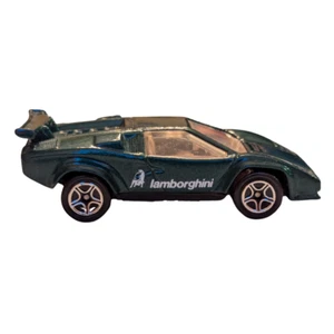 Matchbox Lamborghini Countach LP500S - Green (1998, Mattel) - Picture 1 of 5